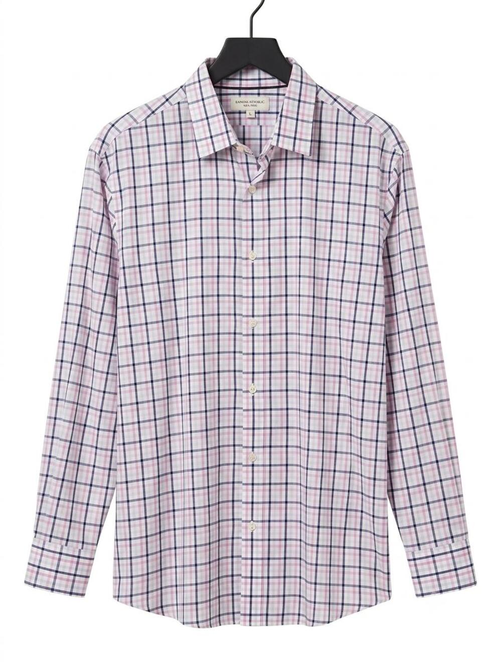 Banana Republic Men's Size Large Plaid Button Down Dress Shirt